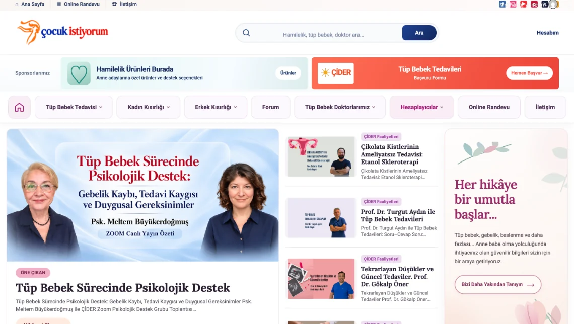 Çocuk İstiyorum proje sunumu